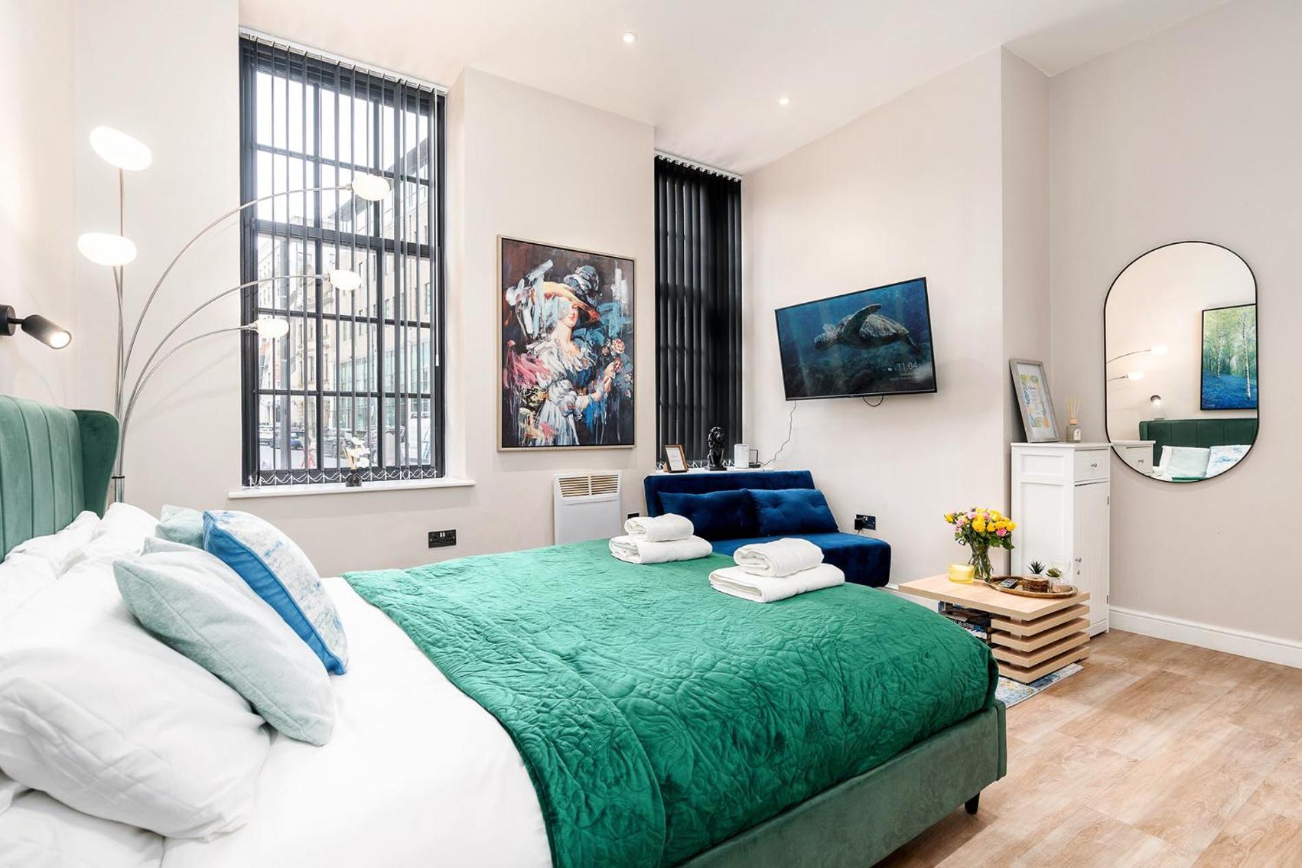 Beautiful Apartment & Central Location & King Size Bed Leeds  Eksteriør billede